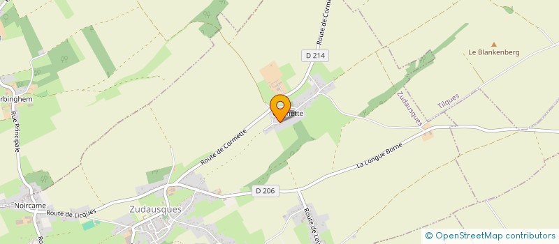 localisation de l'entreprise SCI AA  ZUDAUSQUES