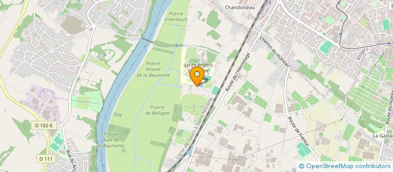 localisation de l'entreprise SCI AA IMMO  SAINTE-GEMMES-SUR-LOIRE