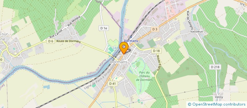 localisation de l'entreprise SCI AAAR  DORMANS