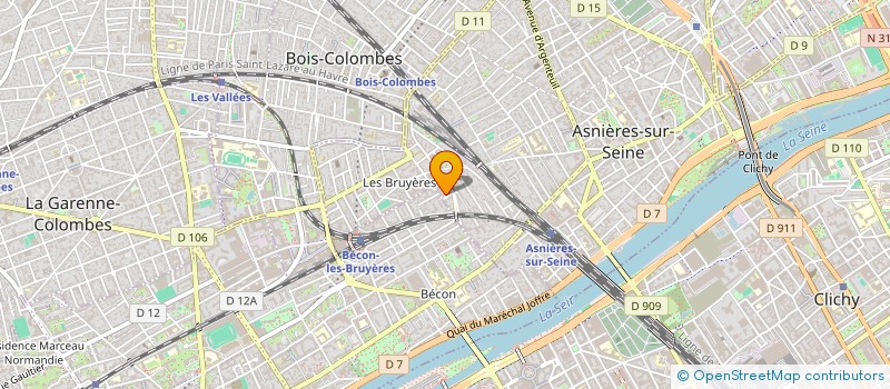 localisation de l'entreprise SCI AAB ULYSSE à ASNIERES-SUR-SEINE