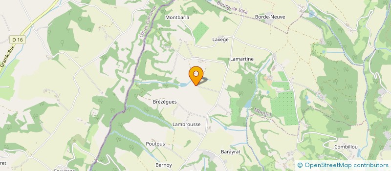 localisation de l'entreprise SCI AABC  MONTJOI