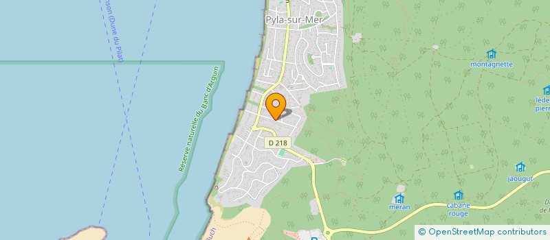 localisation de l'entreprise SCI AAC à LA TESTE-DE-BUCH