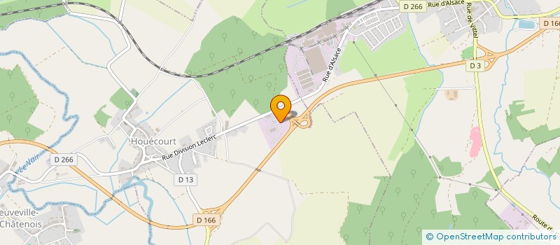 localisation de l'entreprise SCI AAC  HOUECOURT