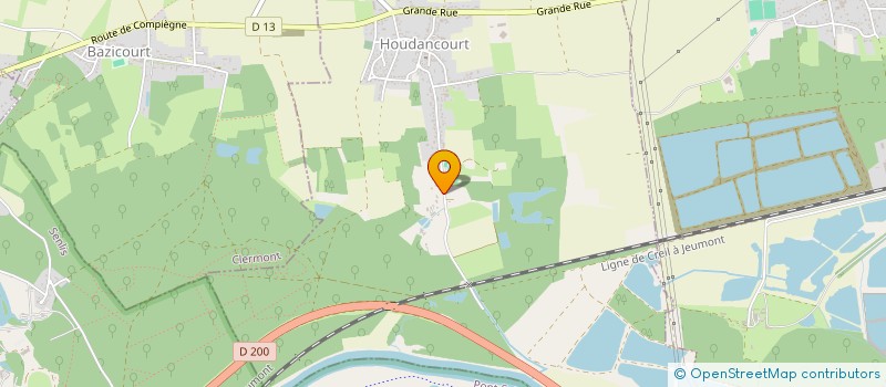 localisation de l'entreprise SCI AADM  HOUDANCOURT