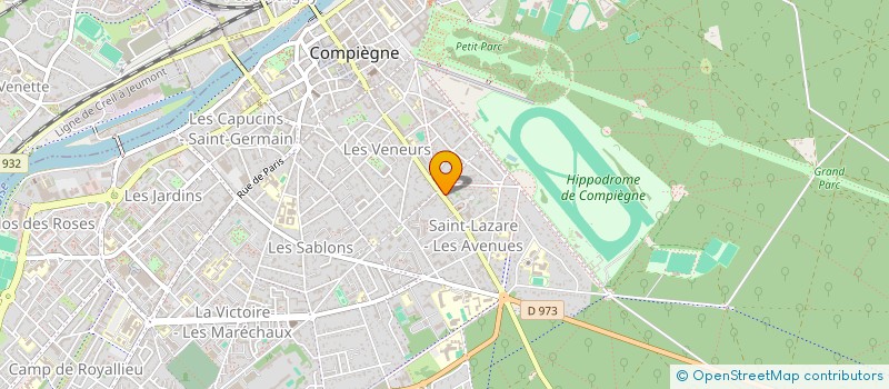 localisation de l'entreprise SCI AAFT  COMPIEGNE