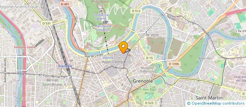 localisation de l'entreprise SCI AAGAA  GRENOBLE