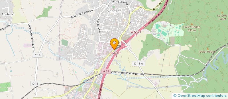 localisation de l'entreprise SCI AAHT  VENELLES