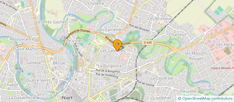 localisation de l'entreprise SCI AAK à NIORT