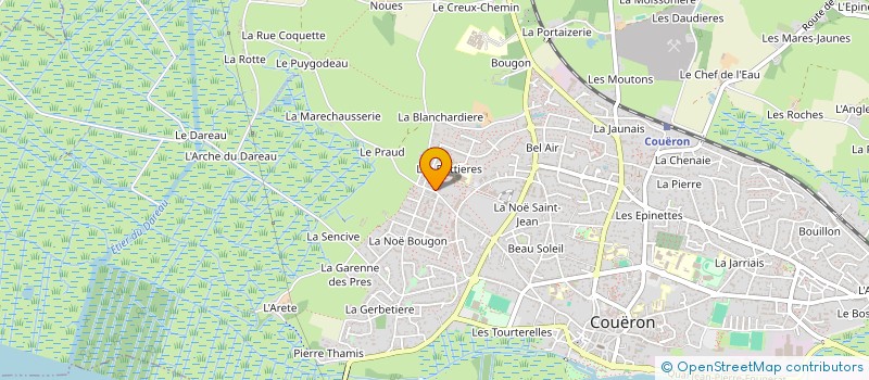 localisation de l'entreprise SCI AAM à COUERON