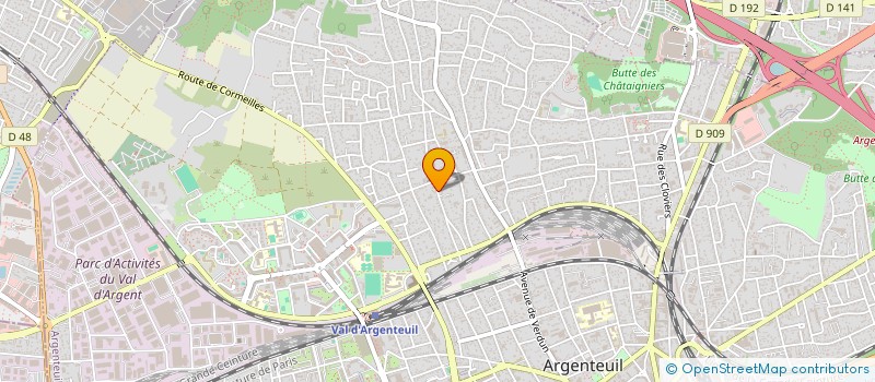 localisation de l'entreprise SCI AAM  ARGENTEUIL