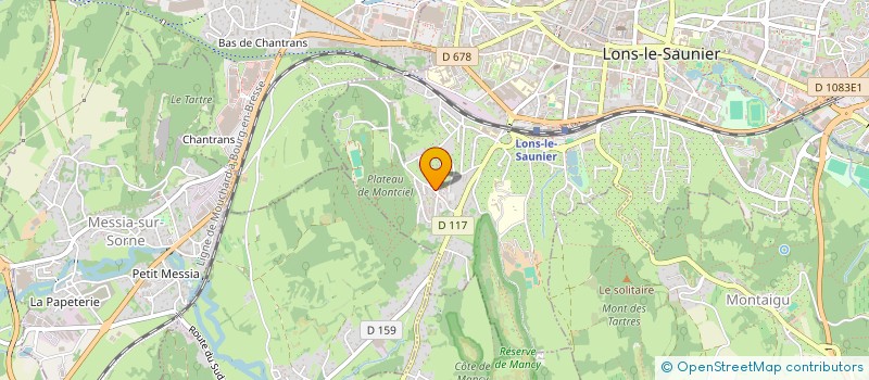 localisation de l'entreprise SCI AAMA  LONS-LE-SAUNIER