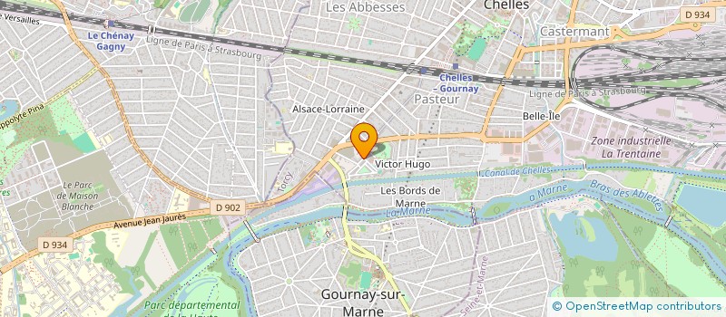 localisation de l'entreprise SCI AANDAL  CHELLES