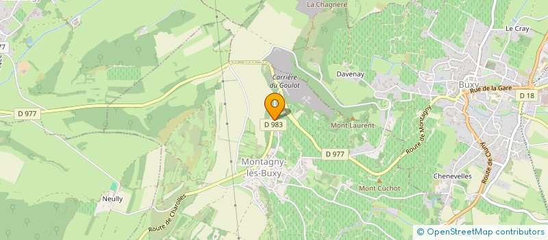 localisation de l'entreprise SCI AAP  MONTAGNY-LES-BUXY