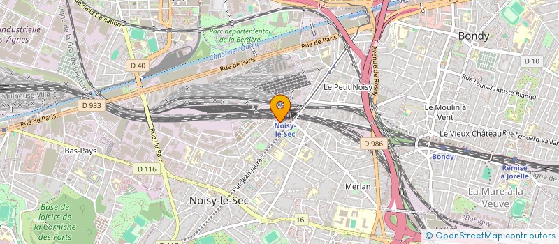 localisation de l'entreprise SCI AARC à NOISY-LE-SEC