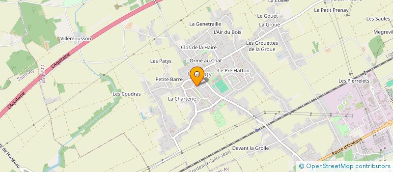 localisation de l'entreprise SCI AARC 45  CHAINGY