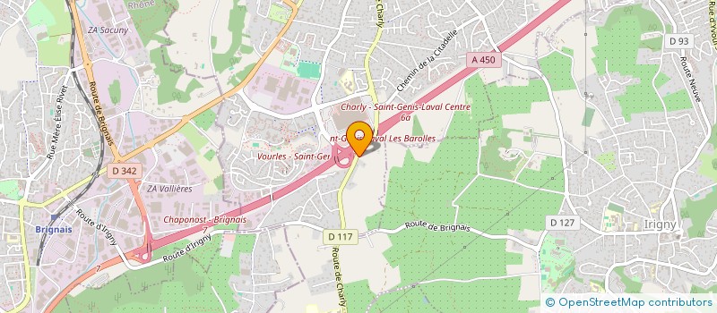 localisation de l'entreprise SCI AARC  SAINT-GENIS-LAVAL