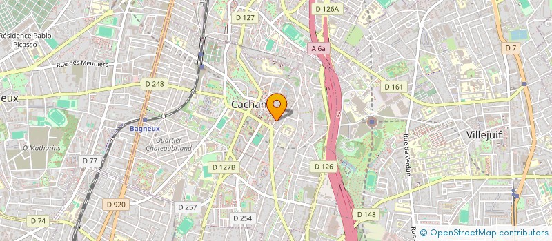 localisation de l'entreprise SCI AARNATH  CACHAN