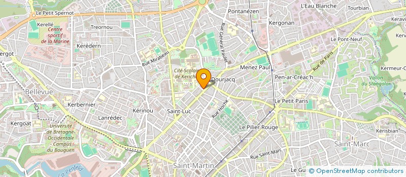 localisation de l'entreprise SCI AARON  BREST