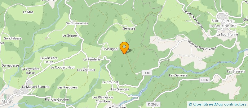 localisation de l'entreprise SCI AARON  MARAT