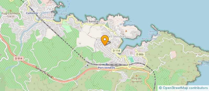 localisation de l'entreprise SCI AARON  PORT-VENDRES