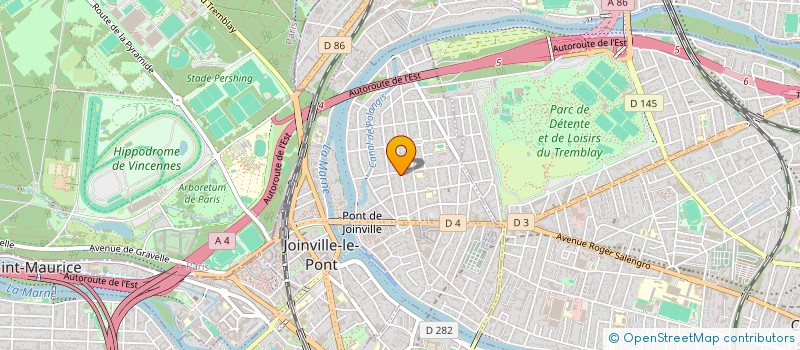 localisation de l'entreprise SCI AARON à JOINVILLE-LE-PONT