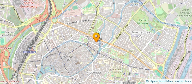 localisation de l'entreprise SCI AARON  STRASBOURG