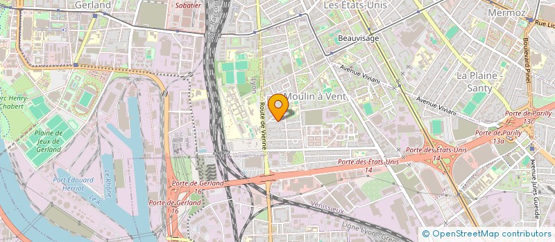 localisation de l'entreprise SCI AAS IMMO  VENISSIEUX