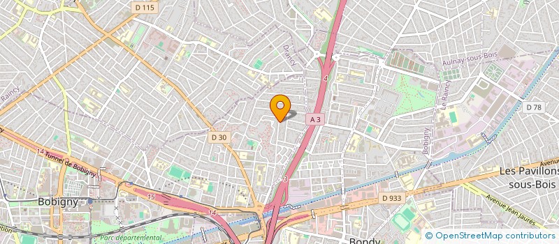 localisation de l'entreprise SCI AASIS  BOBIGNY