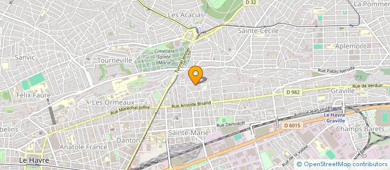 localisation de l'entreprise SCI AATB à LE HAVRE