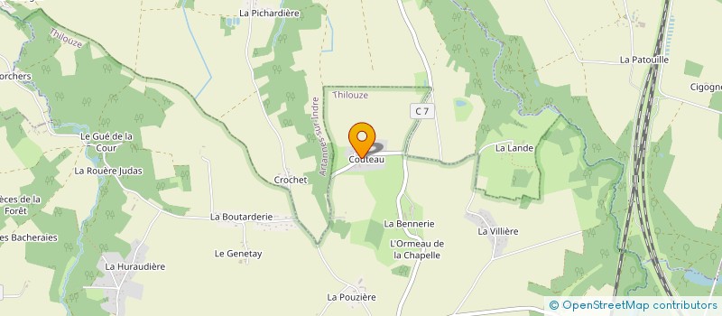 localisation de l'entreprise SCI AAVENTURINE à THILOUZE