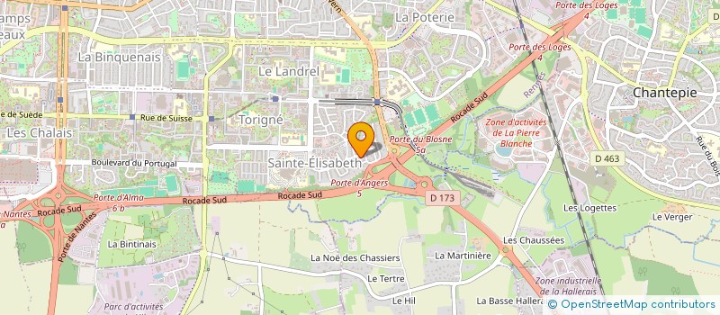 localisation de l'entreprise SCI AAYS  RENNES