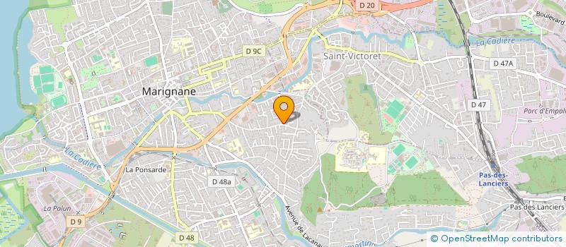 localisation de l'entreprise SCI AB 13 à MARIGNANE