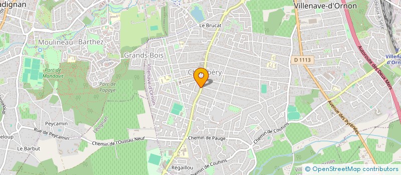 localisation de l'entreprise SCI AB à VILLENAVE-D'ORNON