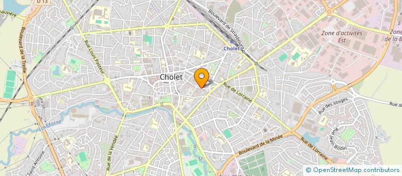 localisation de l'entreprise SCI AB à CHOLET