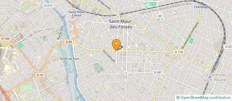 localisation de l'entreprise SCI AB à SAINT-MAUR-DES-FOSSES