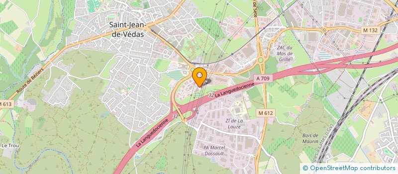 localisation de l'entreprise SCI AB  SAINT-JEAN-DE-VEDAS