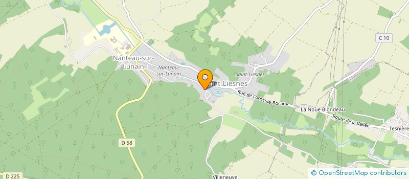 localisation de l'entreprise SCI AB  NANTEAU-SUR-LUNAIN