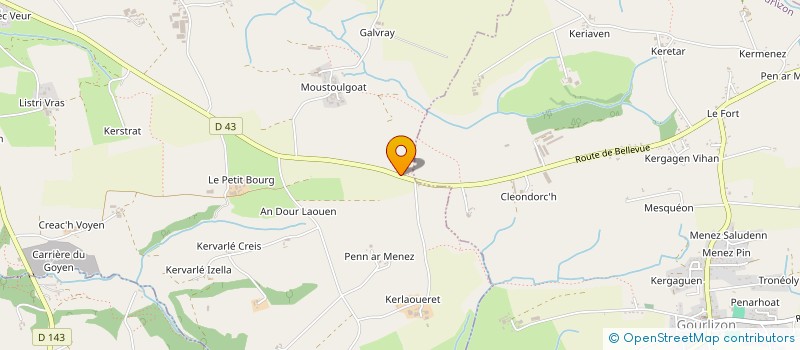 localisation de l'entreprise SCI AB  POULDERGAT