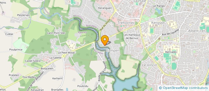 localisation de l'entreprise SCI AB'AIRPARK à VANNES