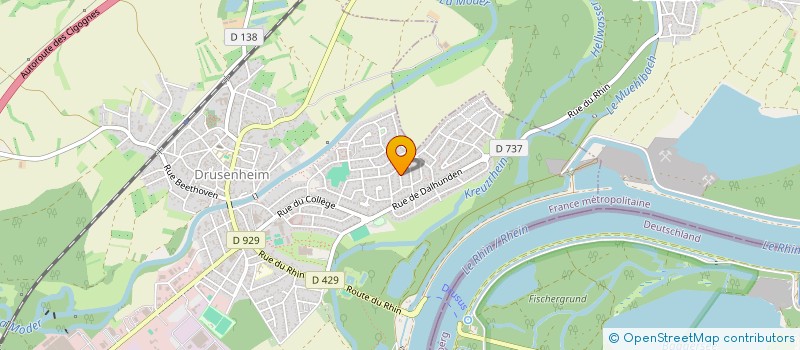 localisation de l'entreprise SCI AB BREIZH INVEST  DRUSENHEIM