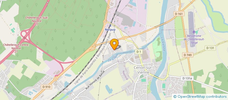 localisation de l'entreprise SCI AB-CASA  NAINTRE