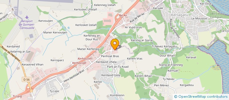 localisation de l'entreprise SCI AB-DORA  PLOMELIN