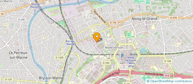 localisation de l'entreprise SCI AB IMMO  BRY-SUR-MARNE