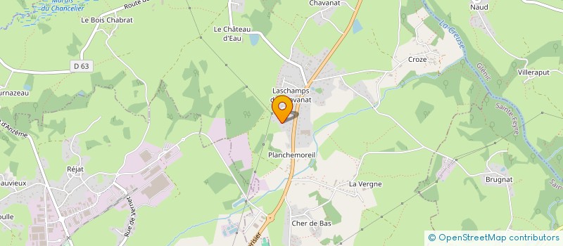localisation de l'entreprise SCI AB IMMO à SAINT-FIEL