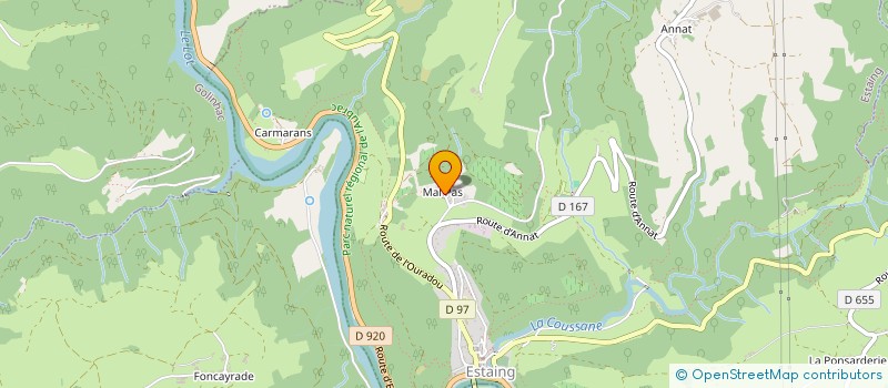 localisation de l'entreprise SCI AB IMMO  CAMPOURIEZ