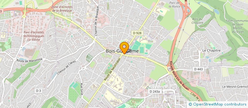 localisation de l'entreprise SCI AB'IMMO à BOIS-GUILLAUME