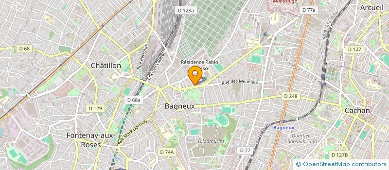 localisation de l'entreprise SCI AB IMMO à BAGNEUX