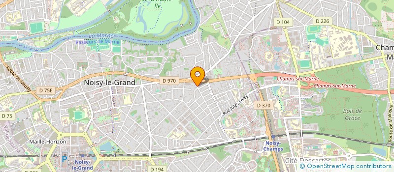 localisation de l'entreprise SCI AB IMMO à NOISY-LE-GRAND