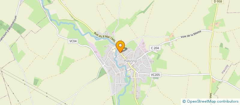 localisation de l'entreprise SCI AB IMMOBILIER  HAUSSY