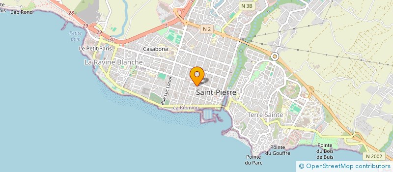 localisation de l'entreprise SCI AB IMMOS  SAINT-PIERRE